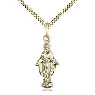 14kt Gold Filled Miraculous Medal Catholic Jewelry