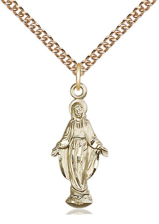 14kt Gold Filled Miraculous Medal Catholic Jewelry
