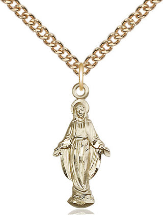 14kt Gold Filled Miraculous Medal Catholic Jewelry
