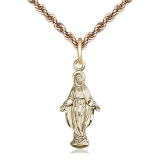 14kt Gold Filled Miraculous Medal Catholic Jewelry