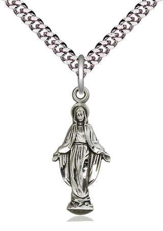 Pewter Miraculous Medal Catholic Jewelry
