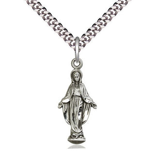 Sterling Silver Miraculous Medal Catholic Jewelry