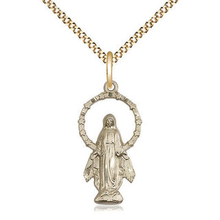 14kt Gold Filled Miraculous Medal Catholic Jewelry