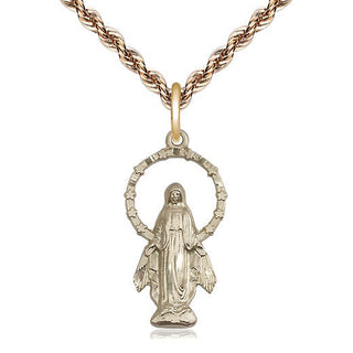 14kt Gold Filled Miraculous Medal Catholic Jewelry
