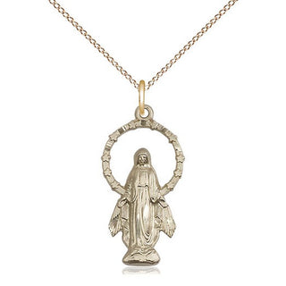 14kt Gold Miraculous Medal