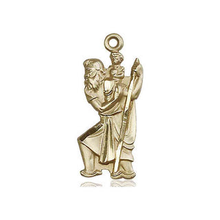 14kt Gold Filled Saint Christopher Medal