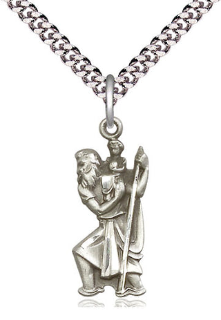 Sterling Silver Saint Christopher Medal Catholic Jewelry