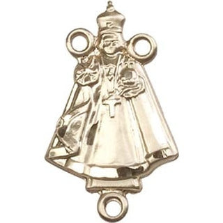 14kt Gold Infant Figure Rosary Center Rosary Center