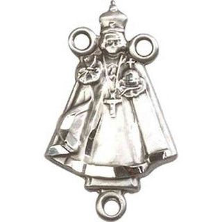 Sterling Silver Infant Figure Rosary Center Rosary Center