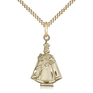 14kt Gold Filled Infant Figure Medal Catholic Jewelry