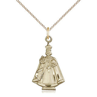 14kt Gold Filled Infant Figure Medal Catholic Jewelry