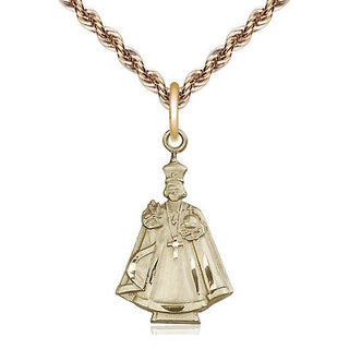 14kt Gold Infant Figure Medal