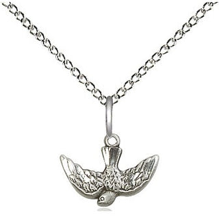 Sterling Silver Holy Spirit Medal Religious and Catholic Jewelry