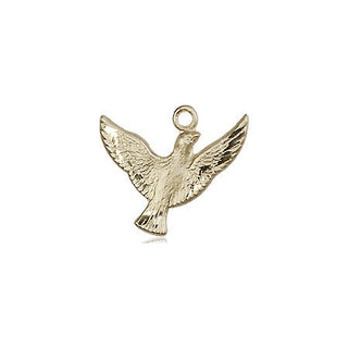 14kt Gold Holy Spirit Medal
