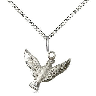 Sterling Silver Holy Spirit Medal Religious and Catholic Jewelry