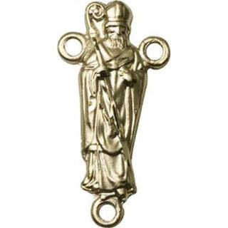 Gold Plate Saint Patrick Rosary Center Rosary Center