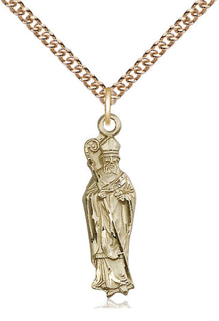 14kt Gold Saint Patrick Medal
