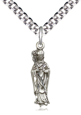 Sterling Silver Saint Patrick Medal Catholic Jewelry