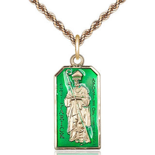 14kt Gold Saint Patrick Medal