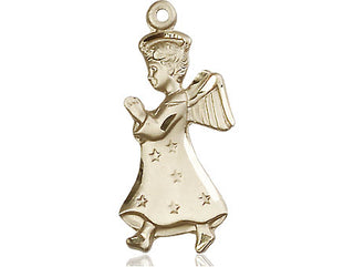 14kt Gold Angel Medal