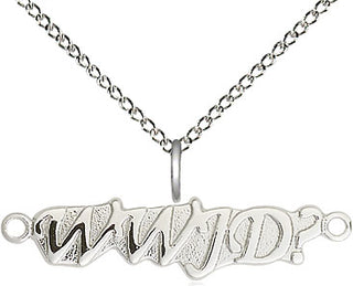 Sterling Silver Wwjd Medal Religious and Catholic Jewelry