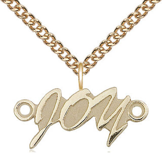 14kt Gold Joy Medal