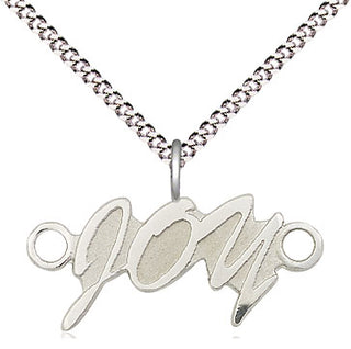 Sterling Silver Joy Medal Religious and Catholic Jewelry