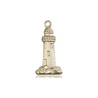 14kt Gold Lighthouse Medal