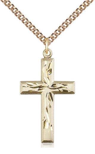 14kt Gold Cross Medal
