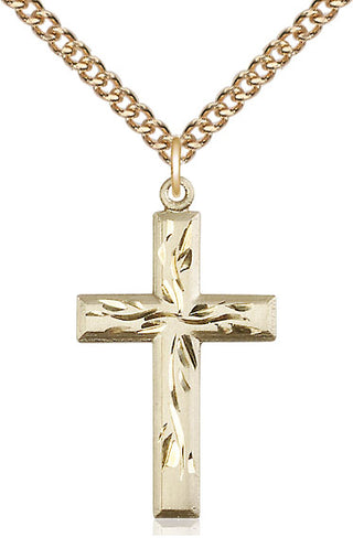 14kt Gold Cross Medal