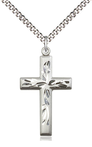 Pewter Cross Medal Catholic Jewelry