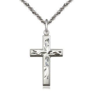 Sterling Silver Cross Medal Catholic Jewelry