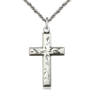 Sterling Silver Cross Medal Catholic Jewelry