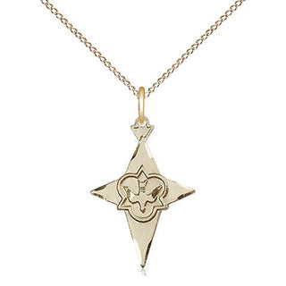 14kt Gold Filled Cross Medal Religious Jewelry