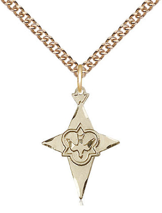 14kt Gold Filled Cross Medal Religious Jewelry