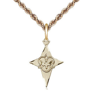 14kt Gold Cross Medal