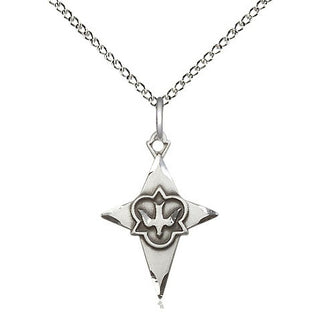 Sterling Silver Cross Medal Religious Jewelry