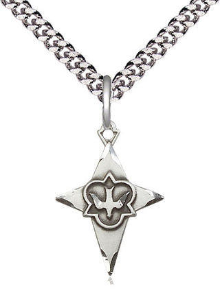 Sterling Silver Cross Medal Religious Jewelry
