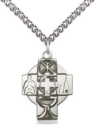 Sterling Silver Rcia Medal Religious Jewelry