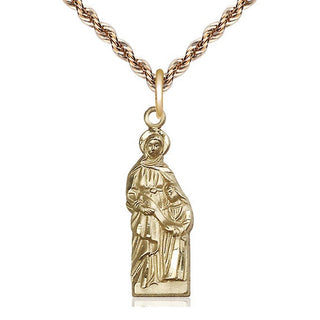 14kt Gold Saint Ann Medal