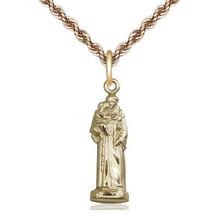 14kt Gold Filled Saint Anthony Medal Catholic Jewelry