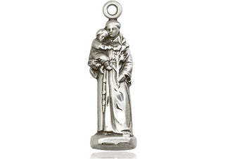 Sterling Silver Saint Anthony Medal Catholic Jewelry