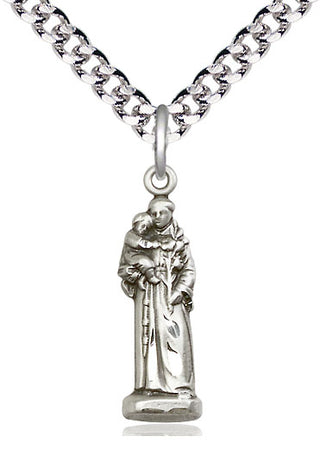Sterling Silver Saint Anthony Medal Catholic Jewelry