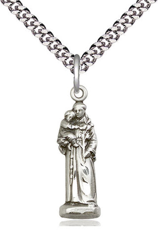 Sterling Silver Saint Anthony Medal Catholic Jewelry
