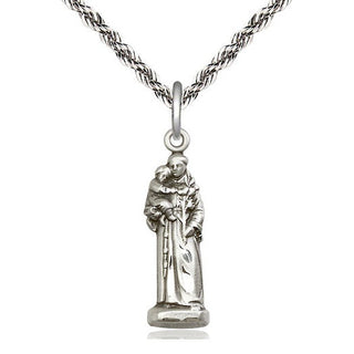 Sterling Silver Saint Anthony Medal Catholic Jewelry