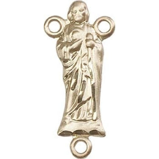 14kt Gold Saint Jude Rosary Center Rosary Center