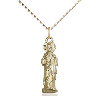 14kt Gold Sacred Heart Medal