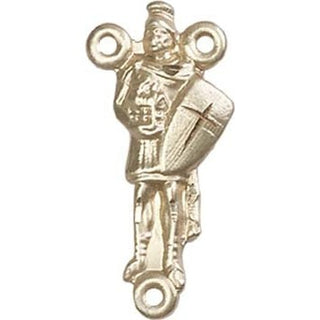 14kt Gold Filled Saint Florian Rosary Center Rosary Center