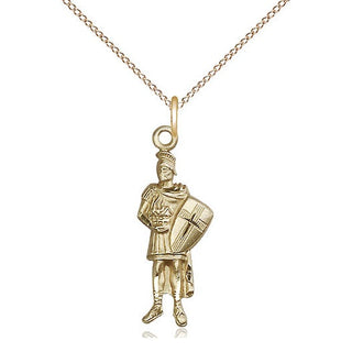 14kt Gold Filled Saint Florian Medal Catholic Jewelry