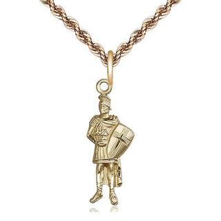 14kt Gold Filled Saint Florian Medal Catholic Jewelry